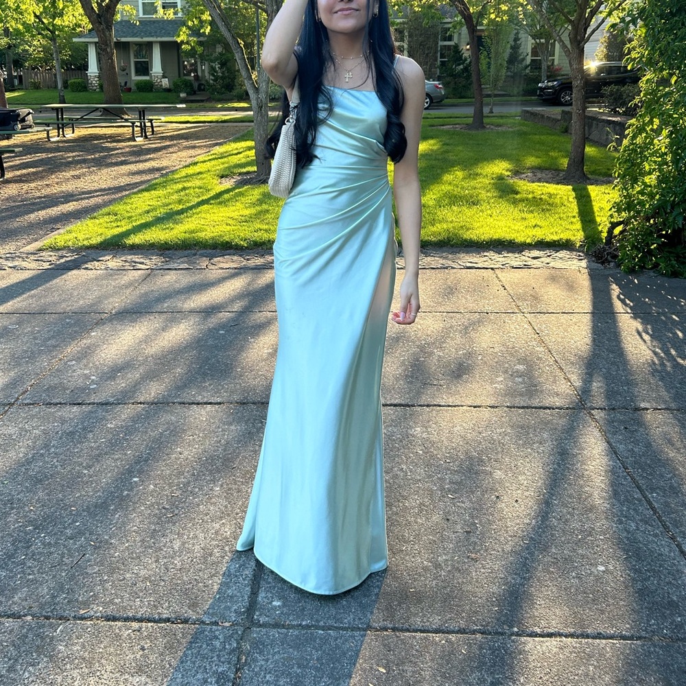 Sage Green Prom Dress